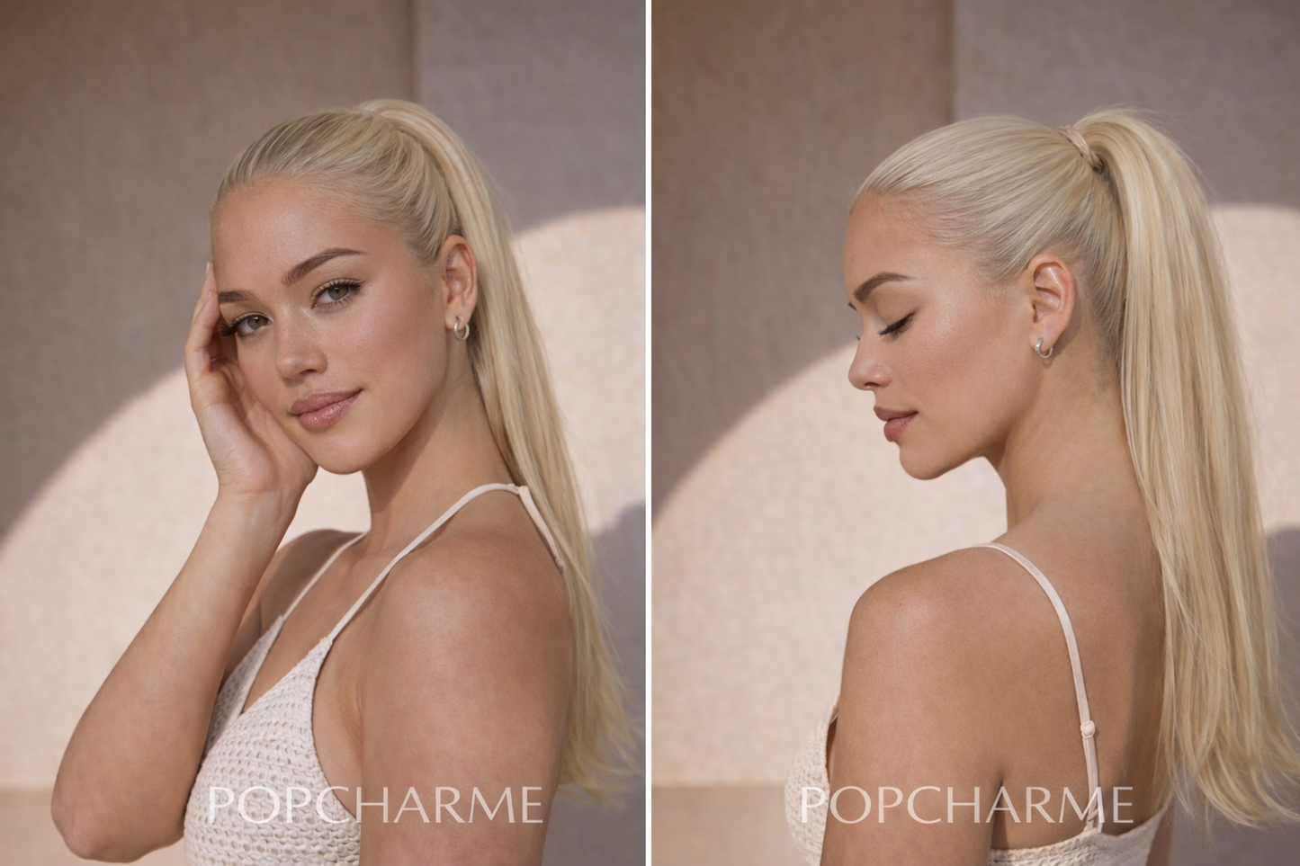 CODA LISCIA BIONDO PLATINO